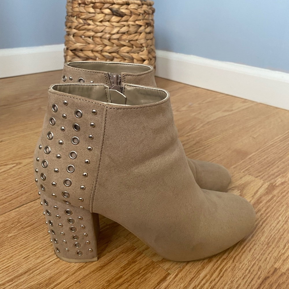 Chunky Heel Booties